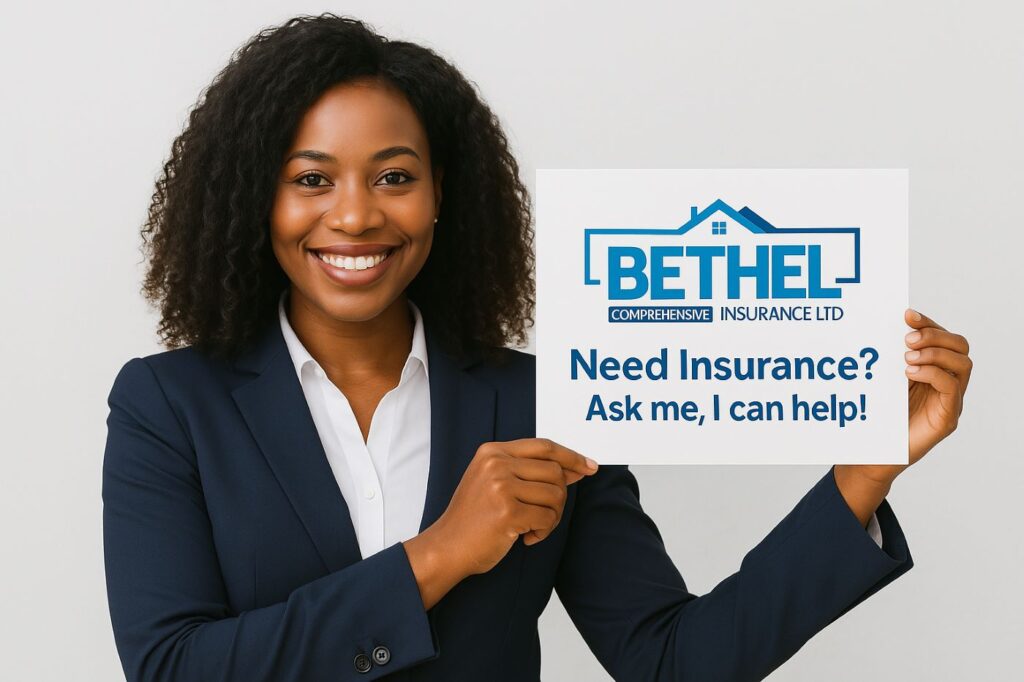 black woman holding up sign